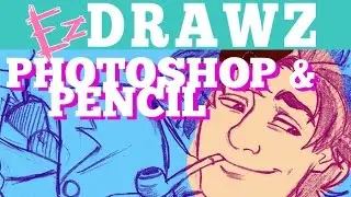 Isolating Pencil Lines in Photoshop TUTORIAL - EzDRAWZ