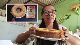 BOLO DE FLOCÃO - EU NAO USO LIQUIDIFICADOR