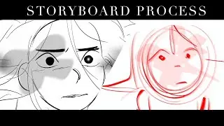 [SPEED - STORYBOARD] | Animatic Process Video | The Sun Stalker [Moth]