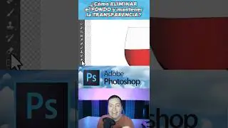 Cómo eliminar fondos de objetos transparentes #photoshop #photoshoptutorial #photoshoptricks