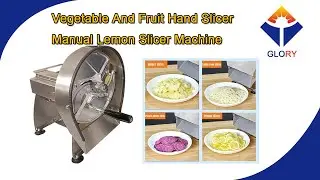 Commercial manual lemon potato vegetable fruit slicer