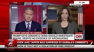 Even Jake Tapper Was Surprised By Kamala's Comments