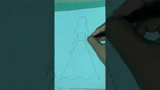 simple girl drawing@||#drawing #education #youtubeshorts #shorts