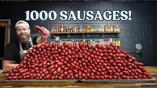 Sausage Making For 1000 People! | Chuds BBQ