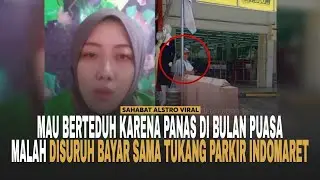 IBU-IBU DRIVER OJOL Dilarang Berteduh di Indomaret Sama Tukang Parkir, Harus Bayar Dulu Baru Boleh.