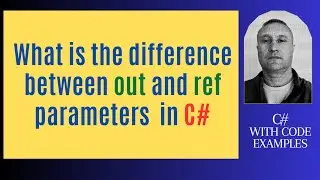 What is the difference between out and ref parameters