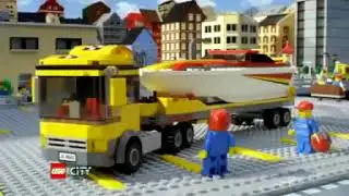 Lego City 2011 Power Boat Transporter Commercial