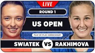 SWIATEK vs RAKHIMOVA • US Open 2024 • LIVE Tennis Play by Play Stream