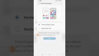 How To Change Home Screen Layout in Samsung Smartphones. #shorts #samsung