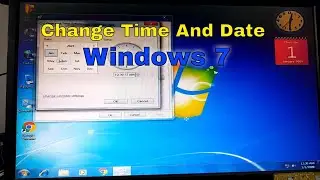 computer date & time set | windows-7 time & date setting