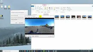 Add 360 data to MP4 (Spatial Media Metadata Injector, VLC player, Insta 360 X2)