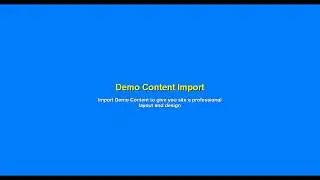 02 Demo Content Upload