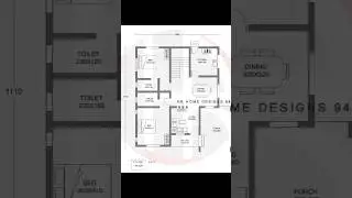 1200 sqft Kerala House Plan #floorplan #home #houseplans