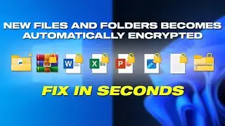 Disable Automatic Encryption Of Files And Folders In Windows 11/ 10 | Encrypting File System (EFS)