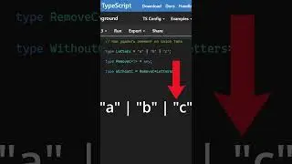 Как удалить элемент из union типа | Продвинутый TypeScript #frontend #typescript #javascript #shorts