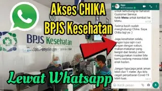 CARA AKSES CHIKA BPJS KESEHATAN LEWAT WHATSAPP