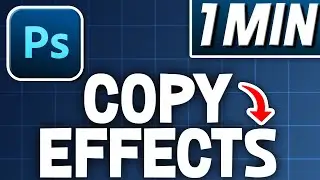 How To Copy Effects From Layers In Photoshop | Quick Tutorial