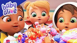 Una visita al dentista para golosos 👶 Familia Niños Dibujos animados 💖 Baby Alive Oficial