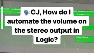 🗣 How to automate the stereo output in LogicProX #LogicProXTips #ProducerTips