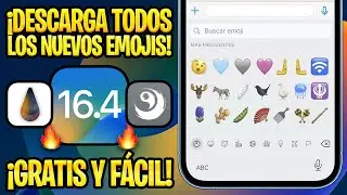 TUTORIAL SIN SUBIR DE iOS ✅ INSTALAR TODOS LOS NUEVOS EMOJIS iOS DE 16.4 (EmojiPort)