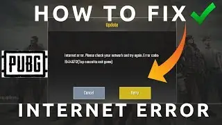 PUBG Mobile - Fix Internet Error Easily