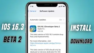 How to install ios 16.3 developer Beta 2 | iOS 16.3 beta 2 released | ios 16.3 beta download