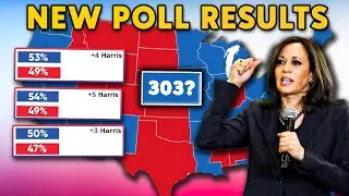 Kamala Harris LEAD SKYROCKETS in LATEST 2024 Swing State Polling Averages