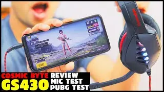 Cosmic byte GS430 Gaming Headphone Review, Mic Test & PUBG Test | Best gaming headset under 1000