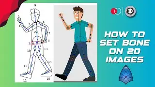 🪷🌹🧘‍♂️MAKING SKELETON|BONE ON 2D CHARACTER #synfigstudio 2D ANIMATION o #bones #youtube review