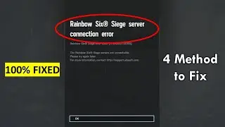 Fix Rainbow Six Siege Server Connection Error in Windows 11/10