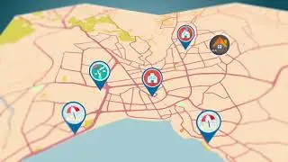 Map-Location | Motion Graphics | NetScapes Productions