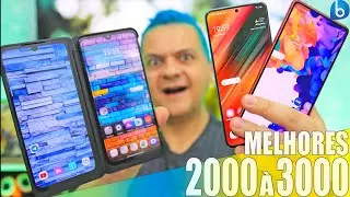 MELHORES SMARTPHONES entre 2000 e 3000 reais pra comprar até o NATAL DE 2020!