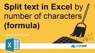 Formula to split text in Excel into separate columns