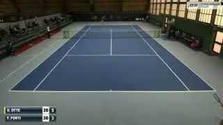 Oscar Otte (GER) vs Francesco Forti (ITA), Forli 2 challenger, 1 Round