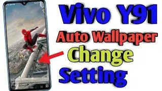 How to change wallpaper in vivo y91 automatically when lock screen.