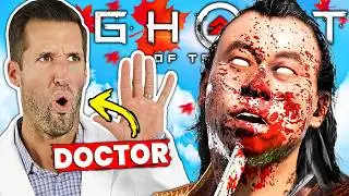 ER Doctor REACTS to CRAZIEST Ghost of Tsushima Injuries