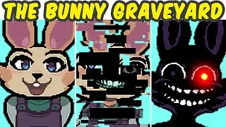 FNF VS Bunny Garden / Bunny Graveyard - Skye Glitch Rabbit (MOD/Creepypasta) | Friday Night Funkin