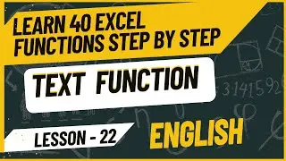 Learn 40 Microsoft Excel Functions Step by Step | Mastering TEXT Function | Gateway Solutions