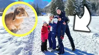 CONIGLIETTO IN VACANZA SULLA NEVE: vlog Famiglia GBR