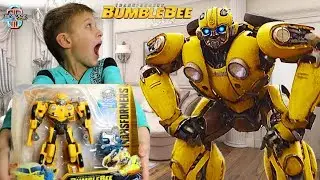 Трансформер Бамблби у Тимы 🤖 из фильма BumbleBee Transformers 6 (2018) - распаковка, обзор