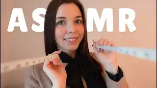 ASMR Men's Suit Fitting & Body Measuring Roleplay | Tailor Shop