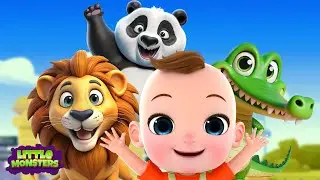 Old MacDonald Had a Zoo + More Nursery Rhymes & Kids Songs | Little Monsters