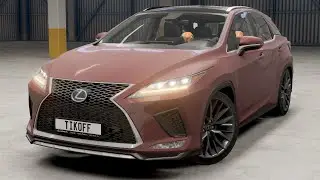 Экстремальный краш-тест Lexus RX 350 с манекенами в BeamNG.drive