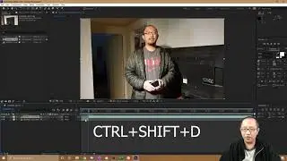 Adobe After Effects Tutorial - How to split, cut and snap layers