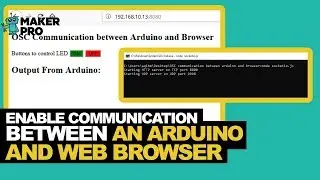 Enable Communication Between an Arduino and Web Browser