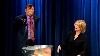 Conan Bobs For Apples With Martha Stewart | Late Night with Conan O’Brien