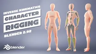 Easy Character Rigging with Inverse Kinematics | Blender 2.92 | Beginners tutorial