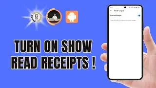 How To Turn on Show Read Receipts In Messenger