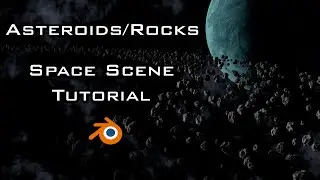 Methods to Generate Rocks / Asteroids and Scatter Them - Blender Tutorial