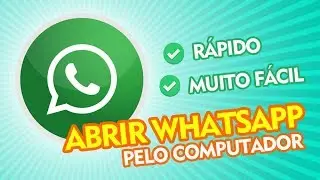 Como abrir o whatsapp pelo Computador, pc ou NoteBook - Whatsapp Web